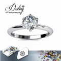 Destiny Jewellery Crystal From Swarovski I Do Ring